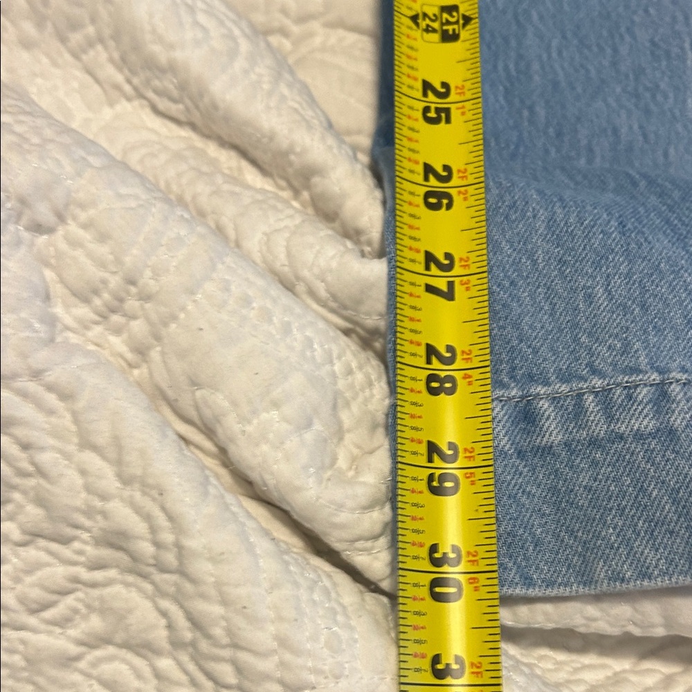 7 For All Mankind Light Blue Wide-Leg Jeans Modern Dojo - Picture 9 of 12